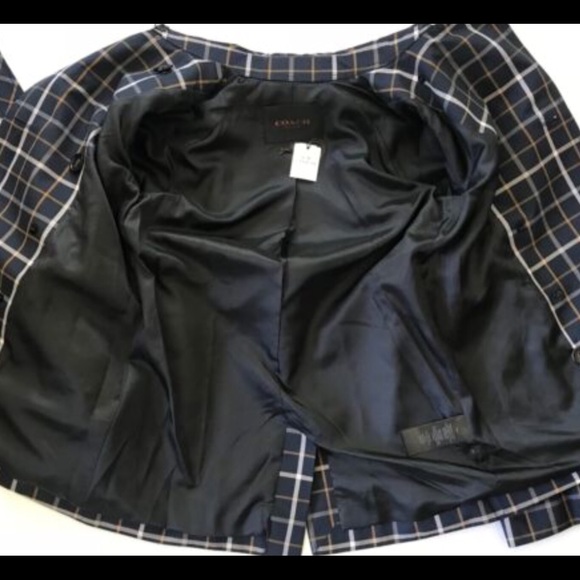 SOLD NWT Coach Trench Coat S - Picture 4 of 6